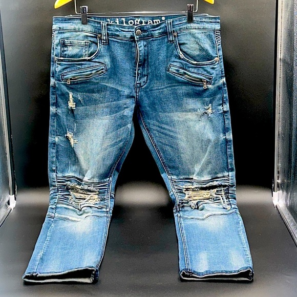 Kilogram slim fit low rise skinny jeans. Size 38. Mens. Like new condition!! - Picture 1 of 7